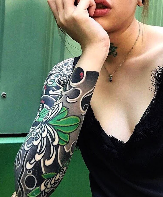 Mangas de tatuagens femininas Mangas de tatuagens femininas