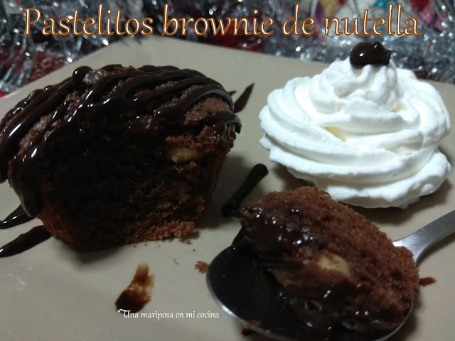 Pastelitos Brownie De Nutella
