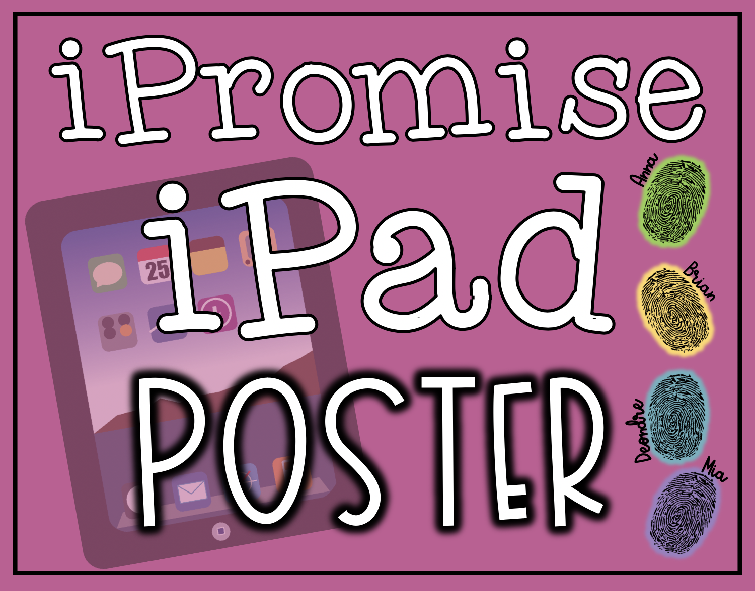 iPromise iPad Poster The Techie Teacher®