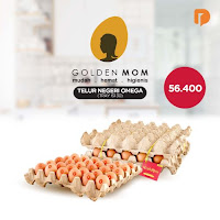 Dusdusan Golden Mom Telur Ayam Negeri Omega Isi 30 Butir ANDHIMIND