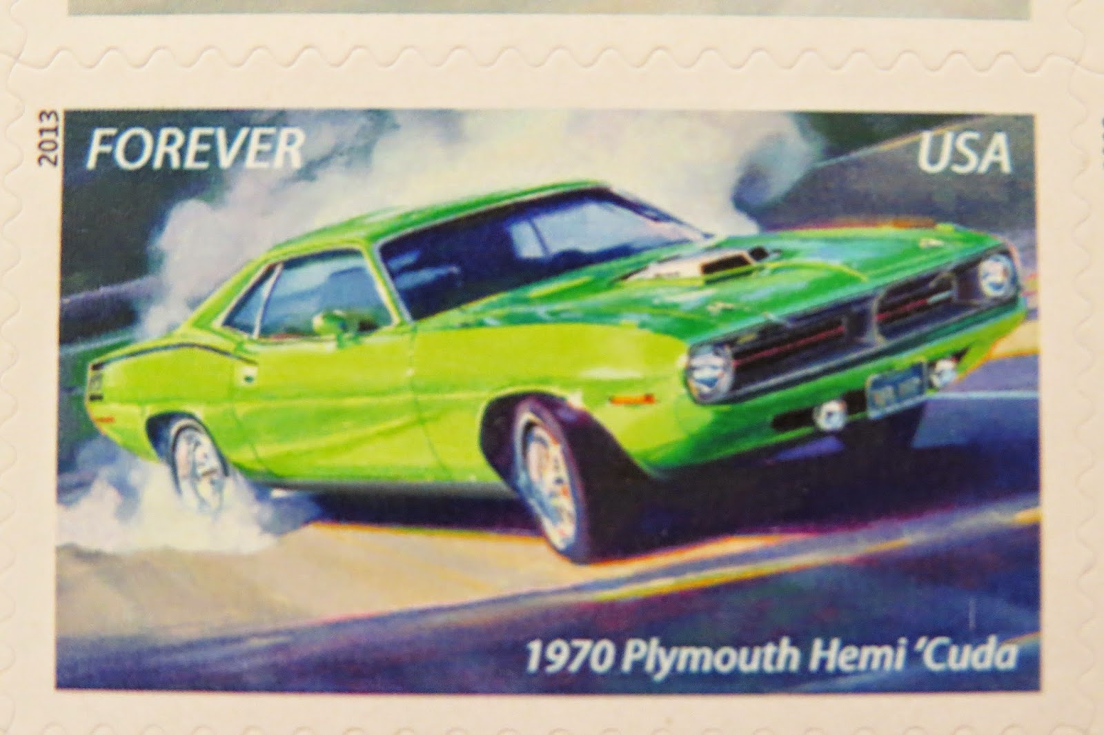 Muscle Cars USPS Forever Stamps It has grown on me!