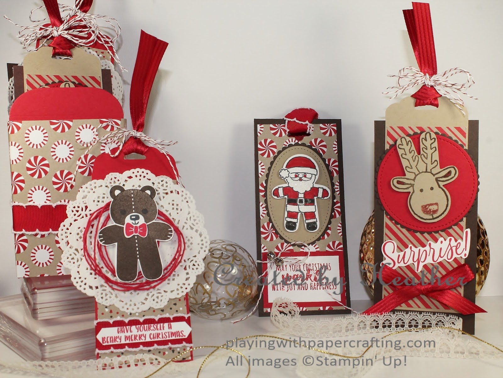 Playing with Papercrafting More Tags with Cookie Cutter Christmas