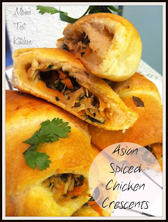 Asian Spiced Chicken Crescents