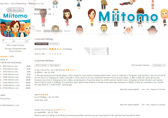 Miitomo App Store Reviews Miitomo Apple App Store iTunes user reviews