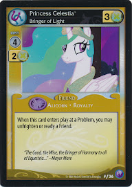 My Little Pony Princess Celestia, Bringer of Light Canterlot Nights CCG Card