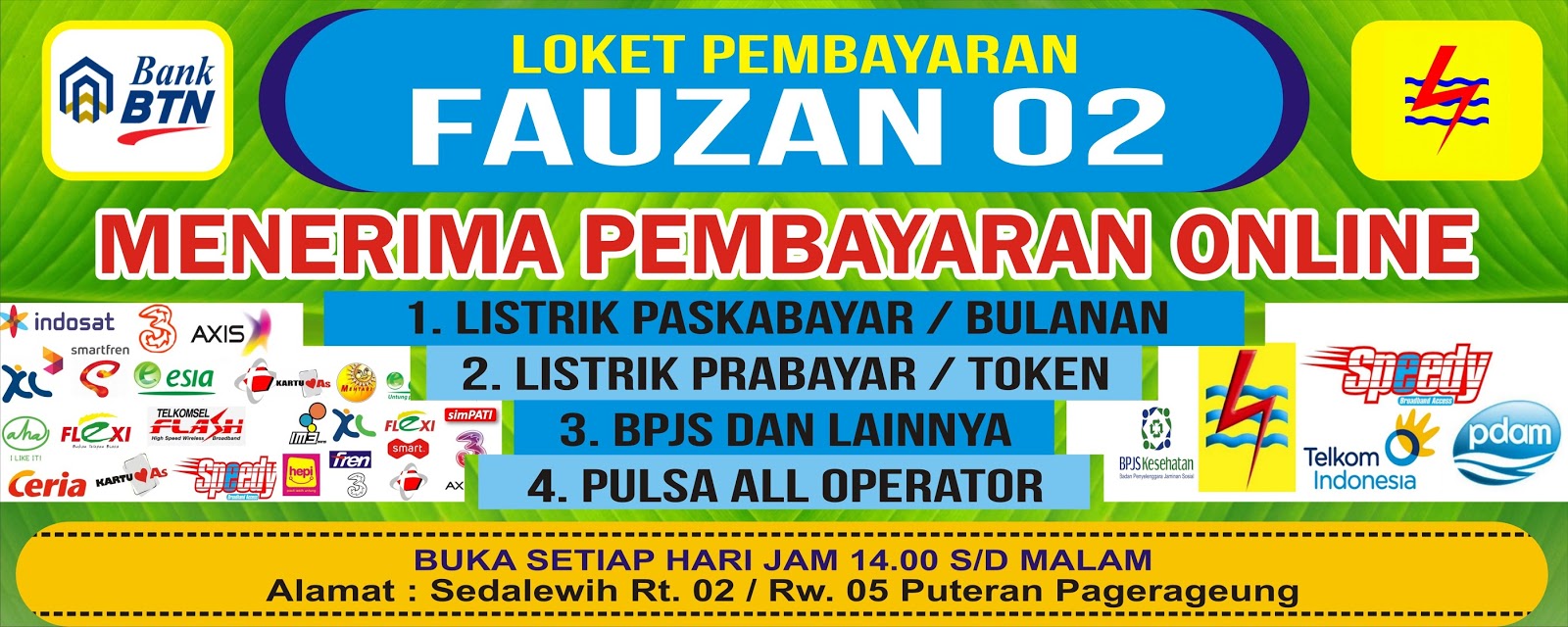 Download Contoh Spanduk PPOB.cdr KARYAKU