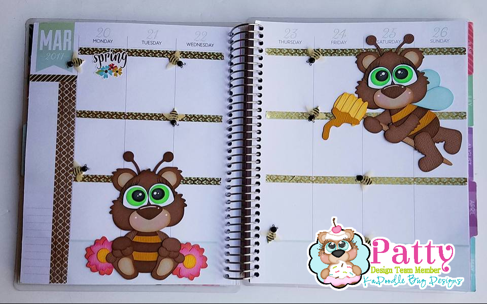 Patty's Crafty Spot: Planner Layout with Kadoodle Bug Designs Bumble ...