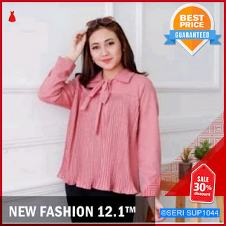 SUP1044B22 Blouse Rivera Plisket Moscrepe Premium Murah BMGShop
