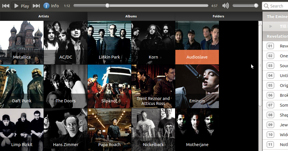 6 Most GoodLooking Music Players for Linux
