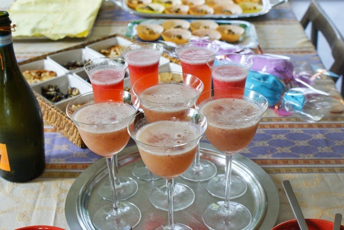 aperitif bellini rossini cocktail recipe