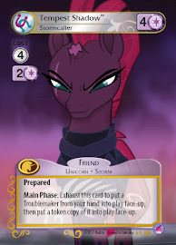 My Little Pony Tempest Shadow, Stormcaller Seaquestria and Beyond CCG Card