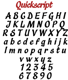 Qurickscript font - graffiti alphabet fonts