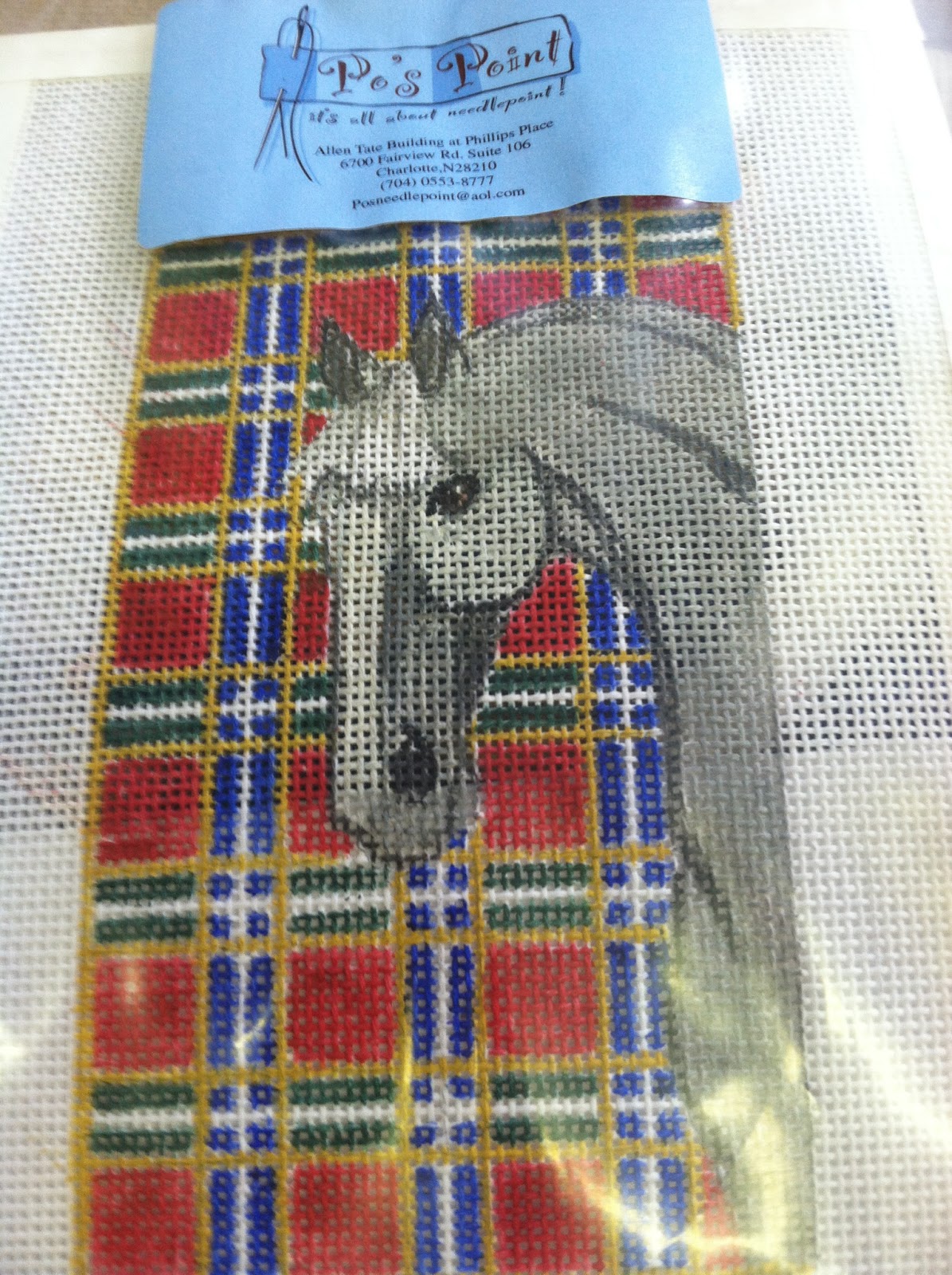 Horse Country Chic: Creating a Needlepoint Handbag