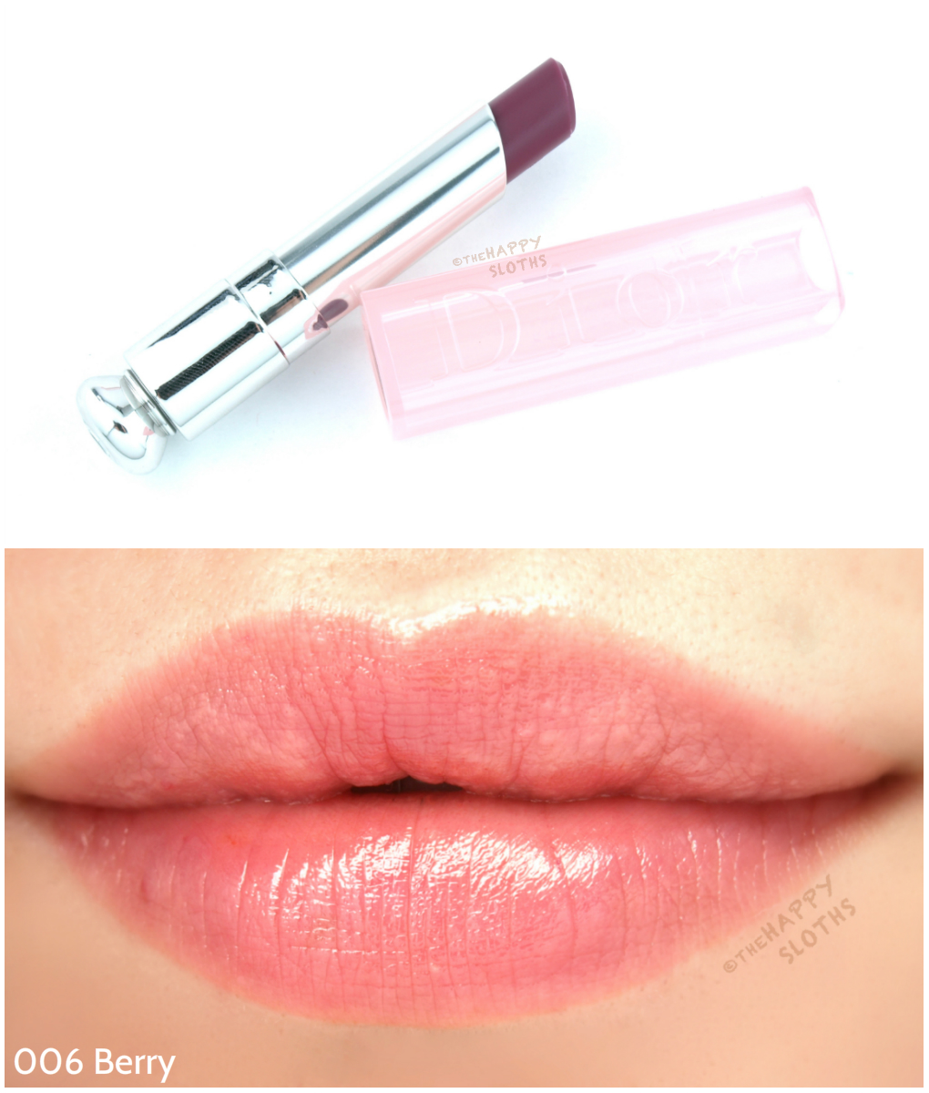 Dior Addict Lip Glow in "006 Berry": Review and Swatches