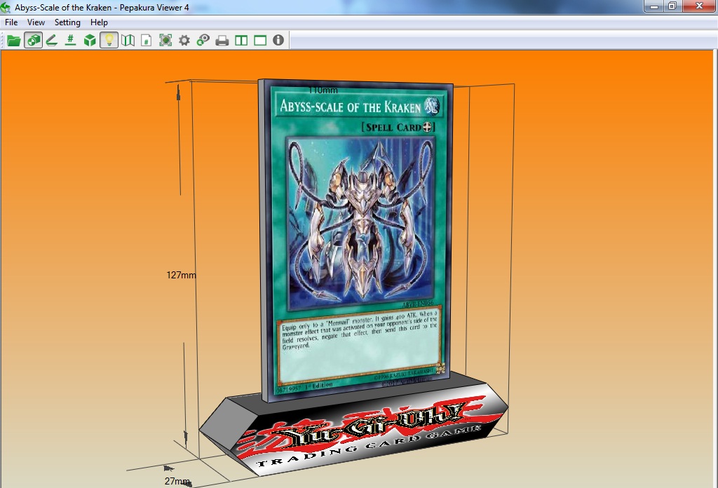 Our World: Papercraft Card Yugioh 1