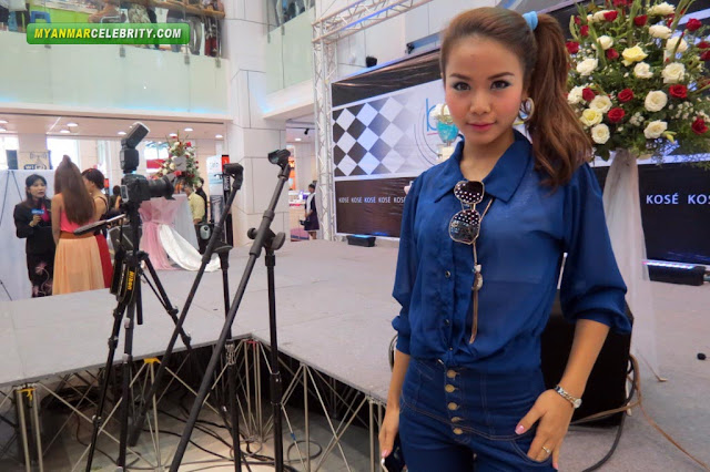 Myanmar Cute Models @ KOSE’ Cosmetics Promotion Event