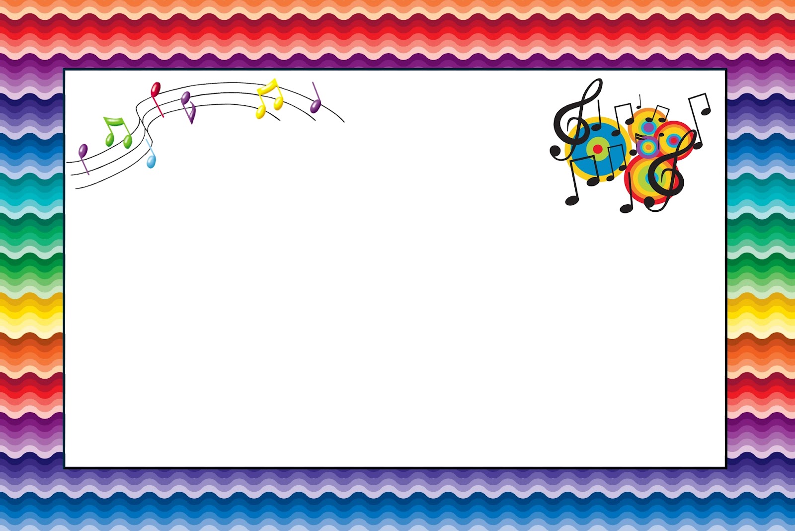 Music Birthday Party Free Printable Invitations. Oh My Fiesta! in