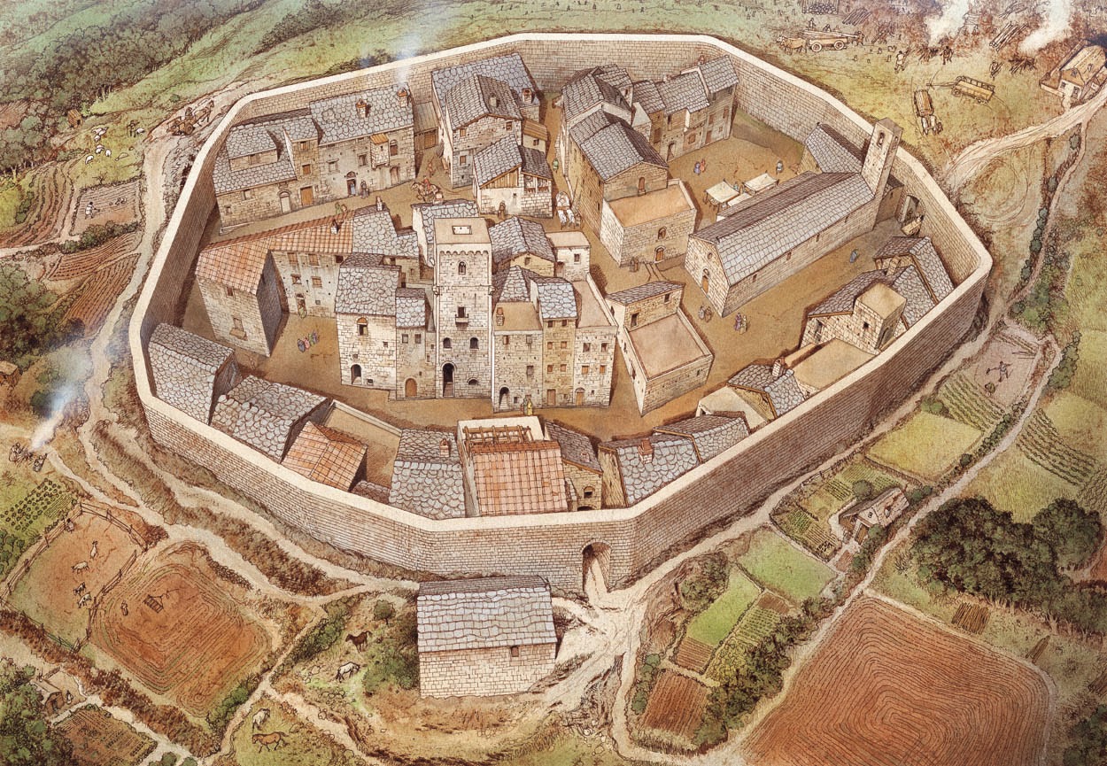 Chiusdino in the 12th-13th centuries