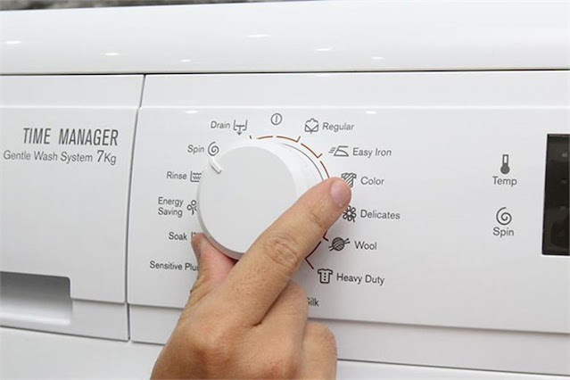 Các chế độ giặt trên bảng điều khiển máy giặt Electrolux EWP85742, EWP85752, EWP10742