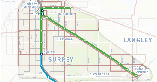 The South Fraser Blog: Bus Rapid Transit on King George and SkyTrain to ...