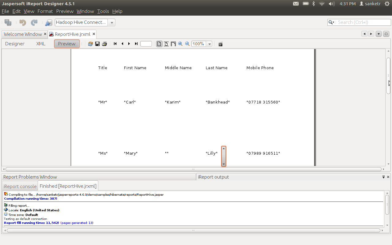 Jasper report tutorial image