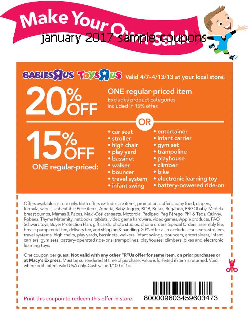 Coupons baby