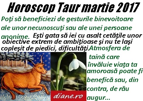 Horoscop 20 martie Taur