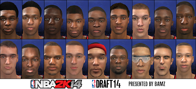 Draft Class 14 for NBA 2K14 Association Mode