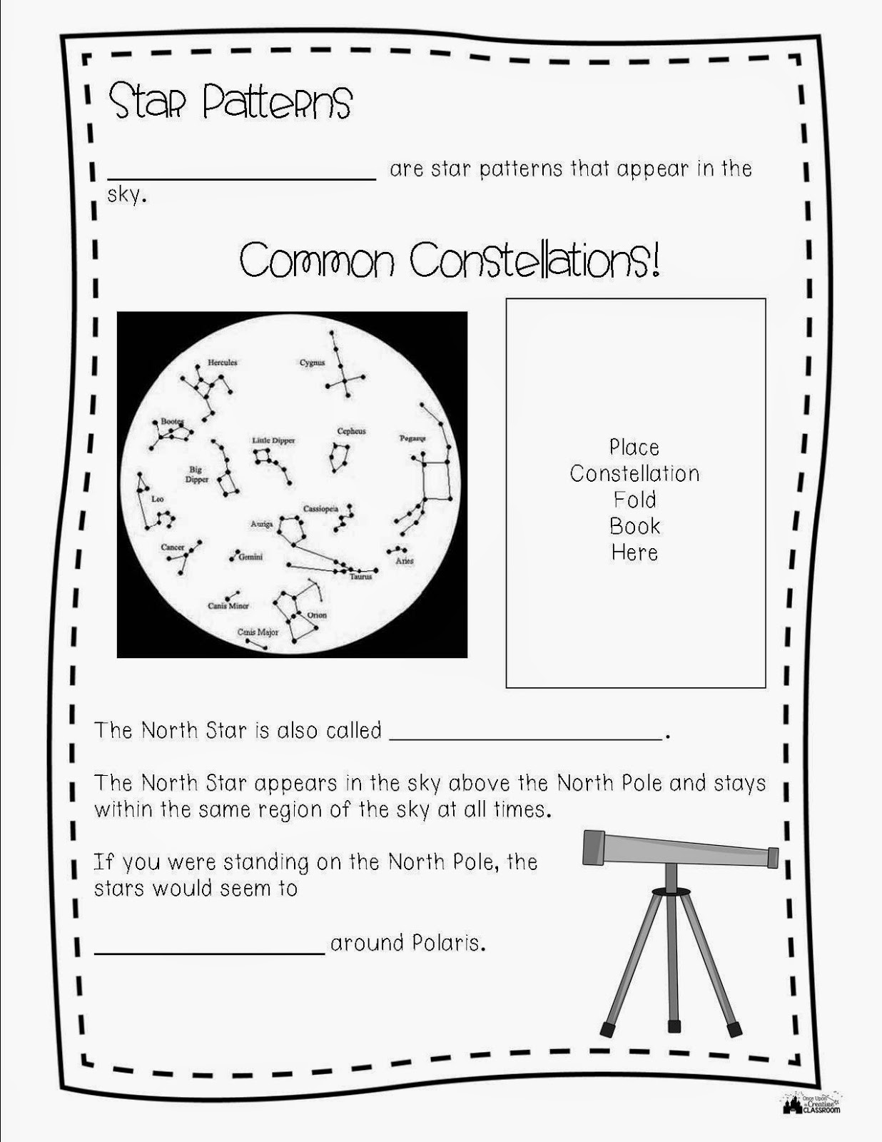 Once Upon a Creative Classroom: Earth and Space Unit