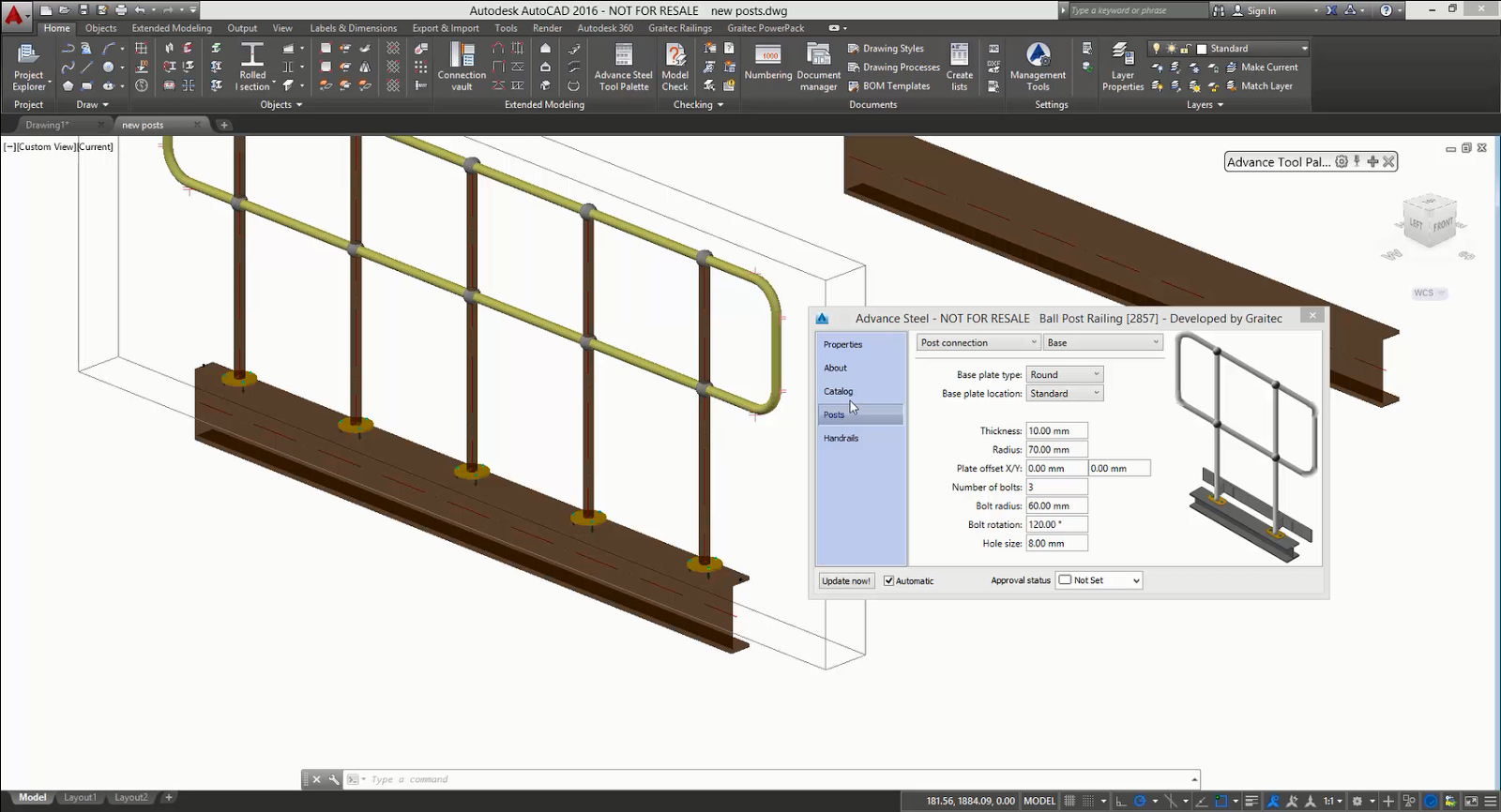 Revit AddOns Stair & Railing Designer for Advance Steel