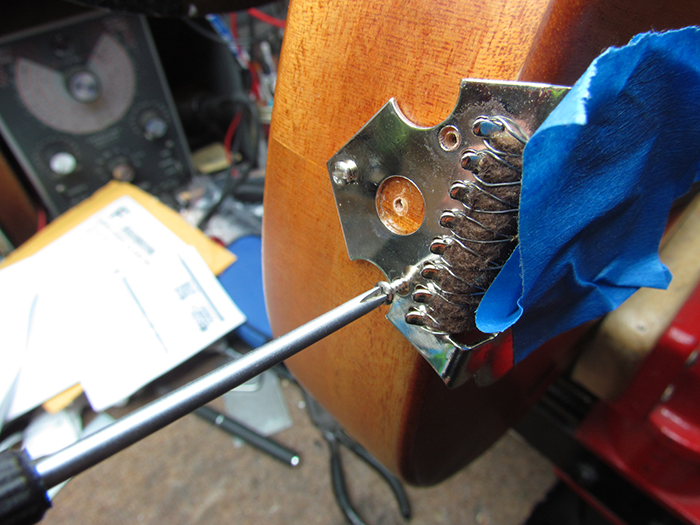 K&K Pickup Installation on Gretsch G9130 New Yorker Supreme Mandolin
