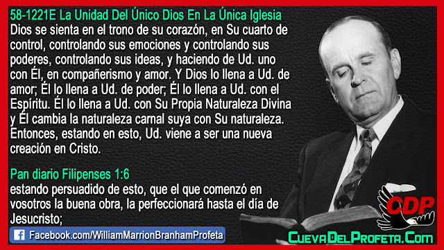 Como llegar a ser una nueva creación en Cristo - Citas William Branham Mensajes