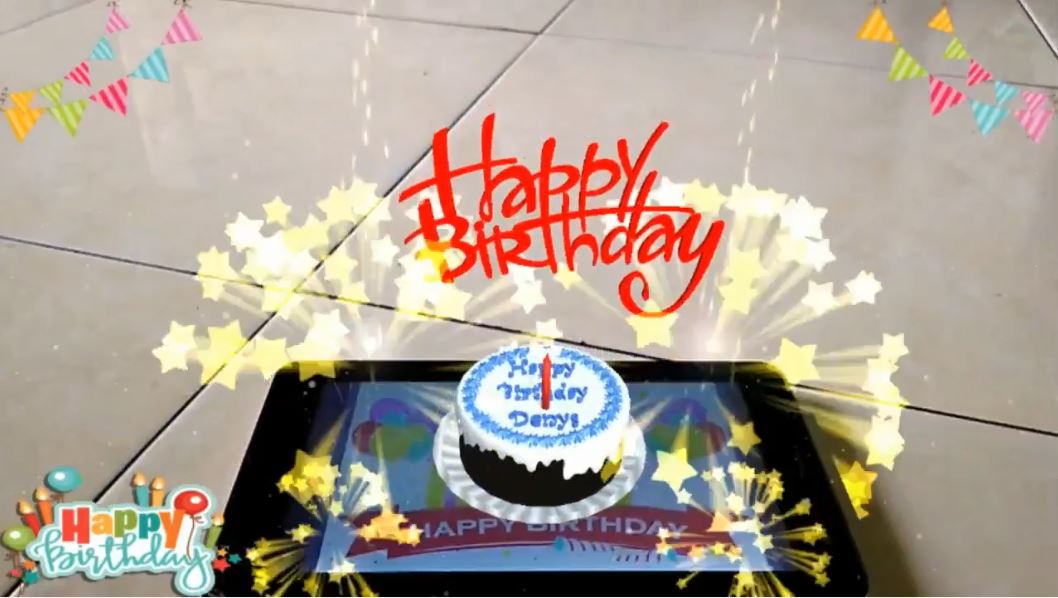 Augmented Reality Birthday Gift Card App Denys Gamers Studio
