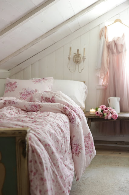 Summer Florals in the attic