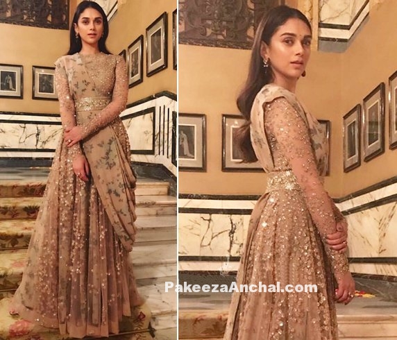 Aditi Rao Hydari in Royal Sabyasachi Outfit at Falaknuma Palace Aditi Rao Hydari in Royal Sabyasachi Outfit at Falaknuma Palace