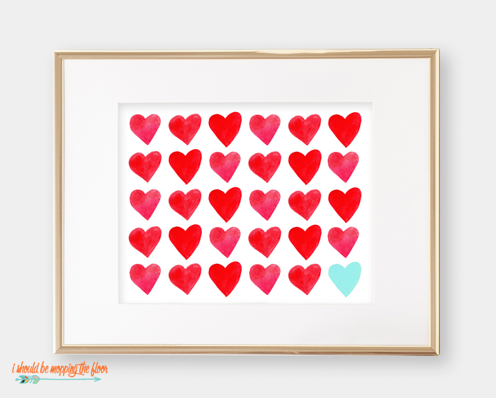 Free Valentine's Heart Printable