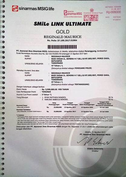 Sinarmas Smile Ultimate Januari 2018