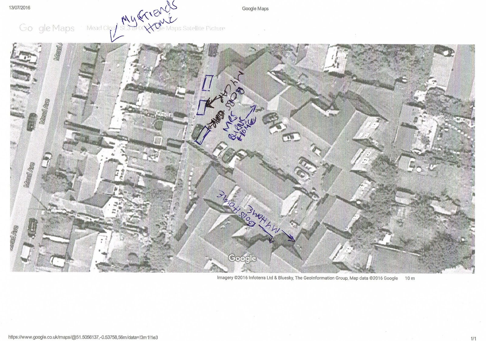 the picture below is a map of the residential car park the map also illustrates where my home is and the plaintiff and his witness home is located the picture below is a map of the residential car park the map also illustrates where my home is and the plaintiff and his witness home is located