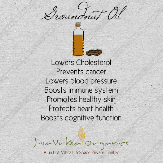 JivaVrksa Health benefits of groundnut oil
