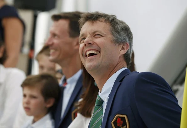 Crown Prince Frederik, Crown Princess Mary, Princess Marie, Prince Joachim, Prince Nikolai, Prince Felix, Prince Henrik, Princess Athena in Rio de Janeiro, Brazil