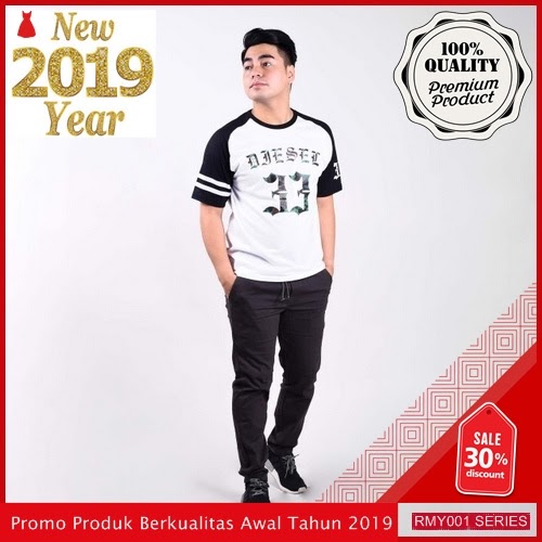 RMY203D35 Diesel Kaos Oblong Raglan Keren 3 Per BMGShop
