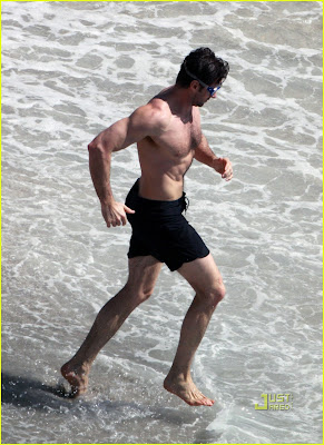 Barefoot Males: Hugh Jackman