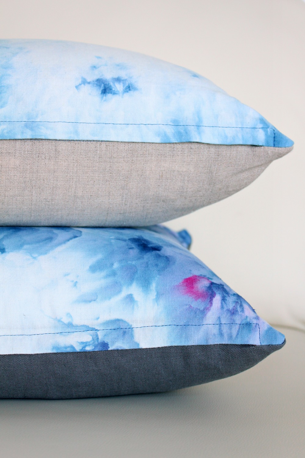 diy hidden zipper pillow How to sew a pillow with a flapped zipper | @danslelakehouse