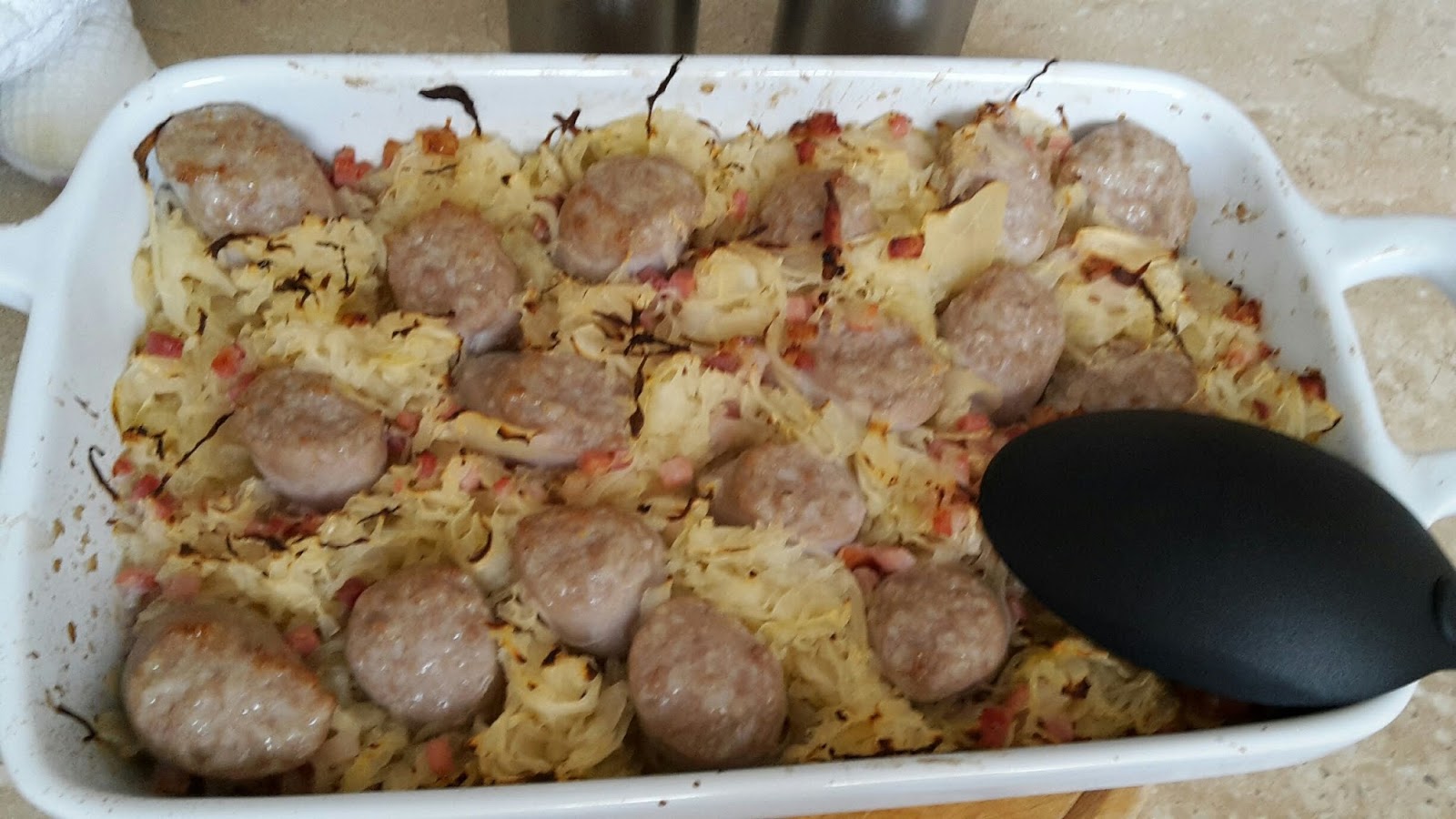 Crazy Kitchen Food &amp; More: J: Sauerkrautauflauf mit Salzkartoffeln
