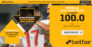 betfair supercuota Sevilla gana Real Madrid 26 septiembre betfair supercuota Sevilla gana Real Madrid 26 septiembre