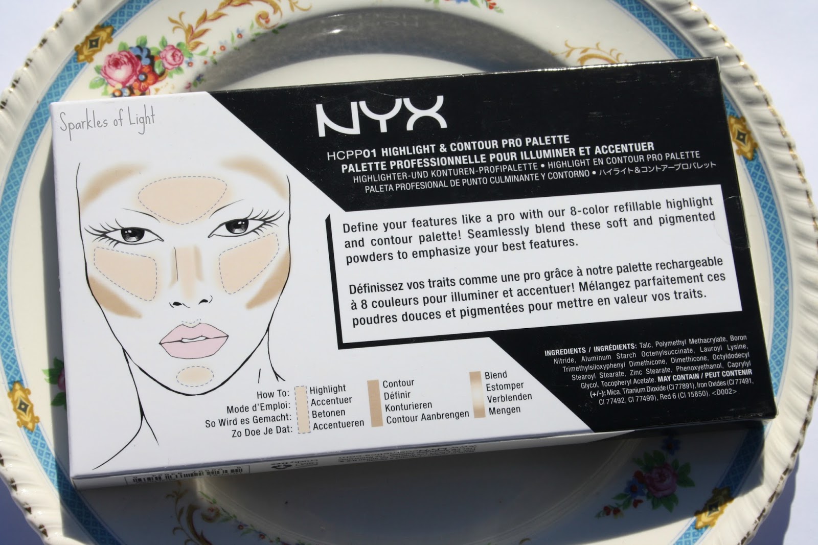 NYX Contour Palette Available in UK | Review | Sparkles of Light