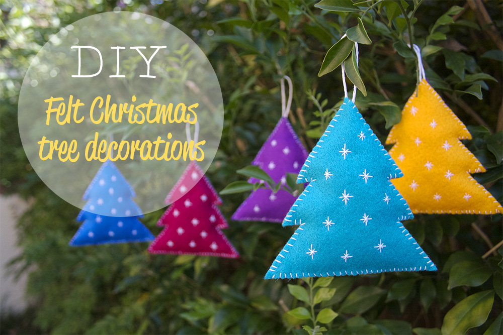 Crafted: DIY - Felt christmas decorations