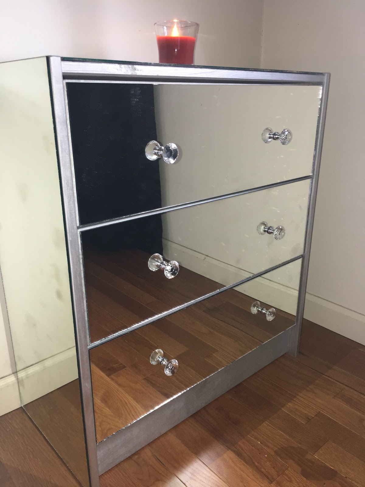 Diy Mirrored Dresser Gorgeous Life Blog