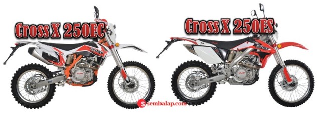 Perbedaan Viar Cross X250 ES dan Cross X250 EC Viar Cross X250 ES vs Cross X250 EC