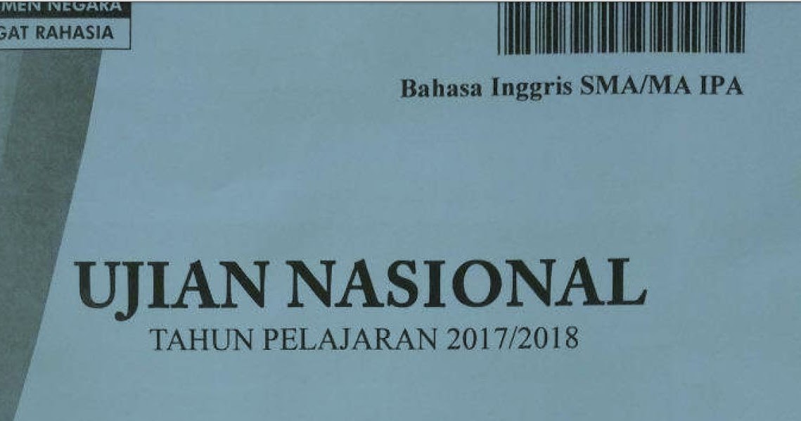 Ruang Kimia Download Soal Un Bahasa Inggris Sma Tahun 2018